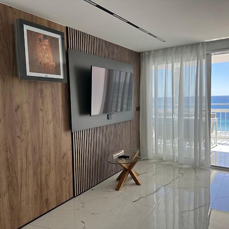 Esmeralda, Benidorm Beachfront Poniente, 1St Line Frontal Seaview, Ocean Terrace Exterior foto